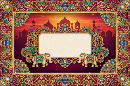 Bollywood-Inspired Wedding Invitations: Lights, Drama, Elegance!