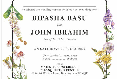 Summer Wedding Invitation Ideas with Vibrant Colours