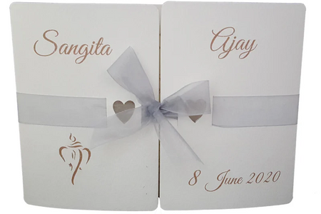 Indian Hindu Wedding Invitations Wording, Design & Layout