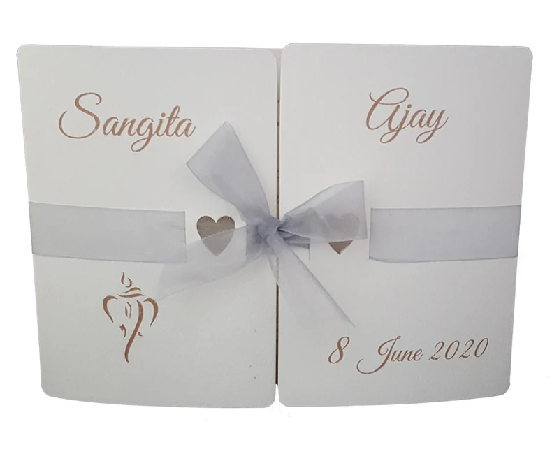 Indian Hindu Wedding Invitations Wording, Design & Layout