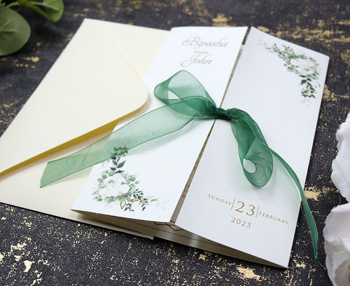 Load image into Gallery viewer, ABC 1176 Gatefold Personalised Invitation
