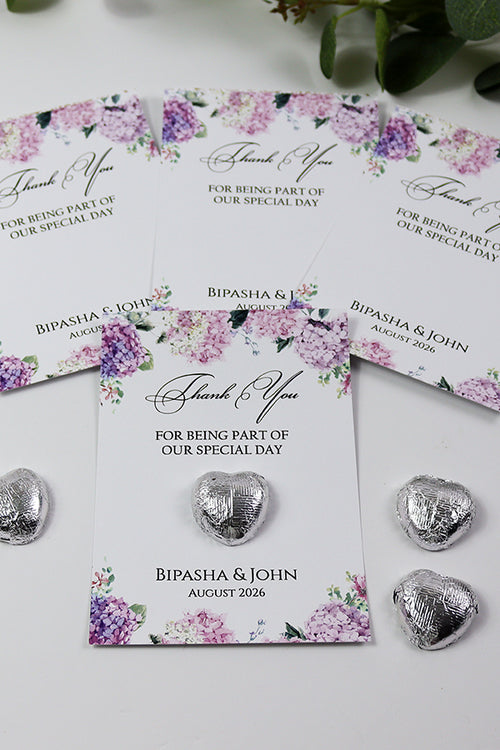 Load image into Gallery viewer, Floral Flat A6 Favour Cards FV111 – Add Your Own Chocolate Treat
