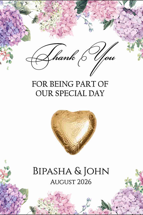 Load image into Gallery viewer, floral flat favour for chocolate wedding party
