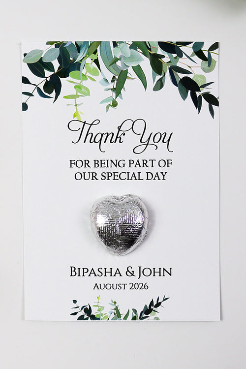 Load image into Gallery viewer, Floral Flat A6 Favour Cards FV117 – Add Your Own Chocolate Treat
