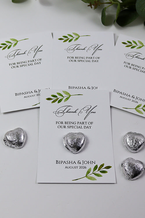 Load image into Gallery viewer, Floral Flat A6 Favour Cards FV118 – Add Your Own Chocolate Treat
