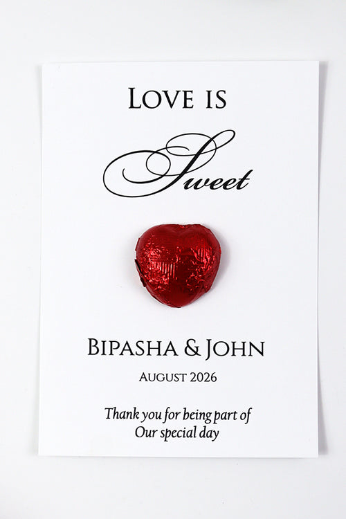 Load image into Gallery viewer, Flat A6 Favour Cards FV119 – Add Your Own Chocolate Treat
