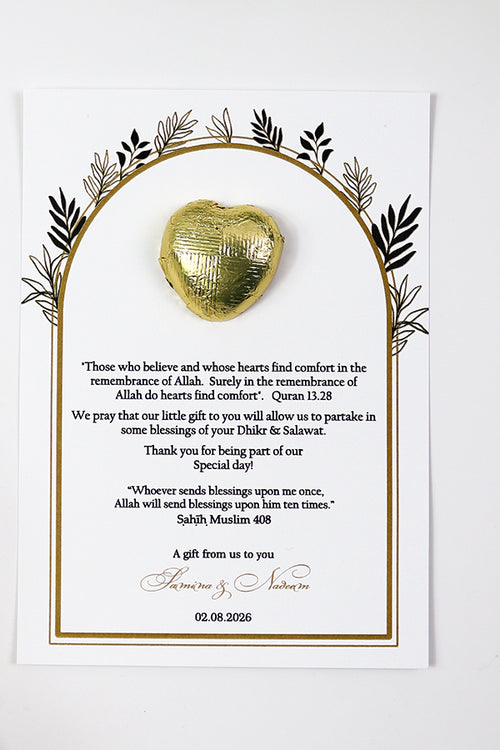 Load image into Gallery viewer, Floral Flat A6 Favour Cards FV122 – Add Your Own Chocolate Treat
