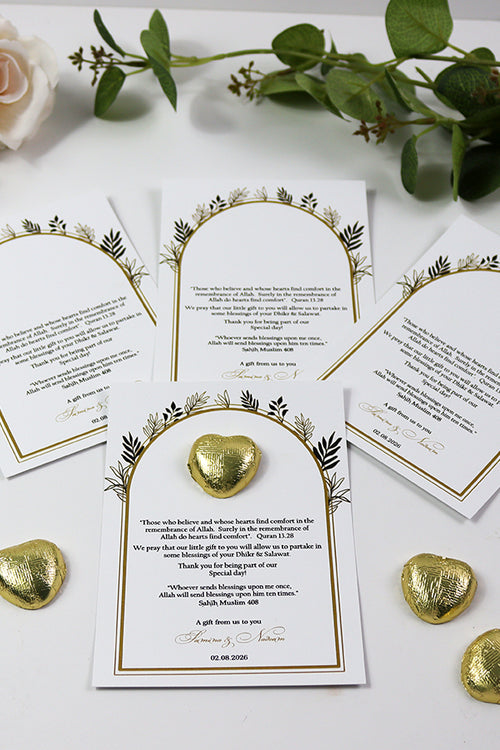 Load image into Gallery viewer, Floral Flat A6 Favour Cards FV122 – Add Your Own Chocolate Treat
