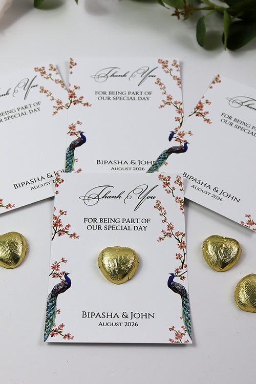 Load image into Gallery viewer, Floral Flat A6 Favour Cards FV126 – Add Your Own Chocolate Treat
