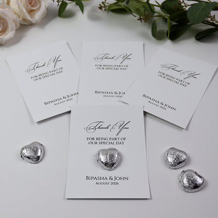 Flat A6 Favour Cards FV135 – Add Your Own Chocolate Treat