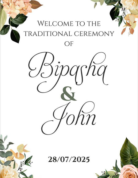 2029 – A1 Mounted Welcome Poster