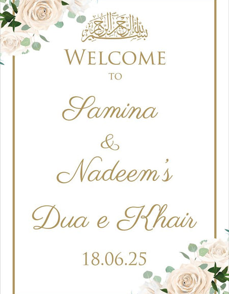 2030 – A1 Mounted Welcome Poster