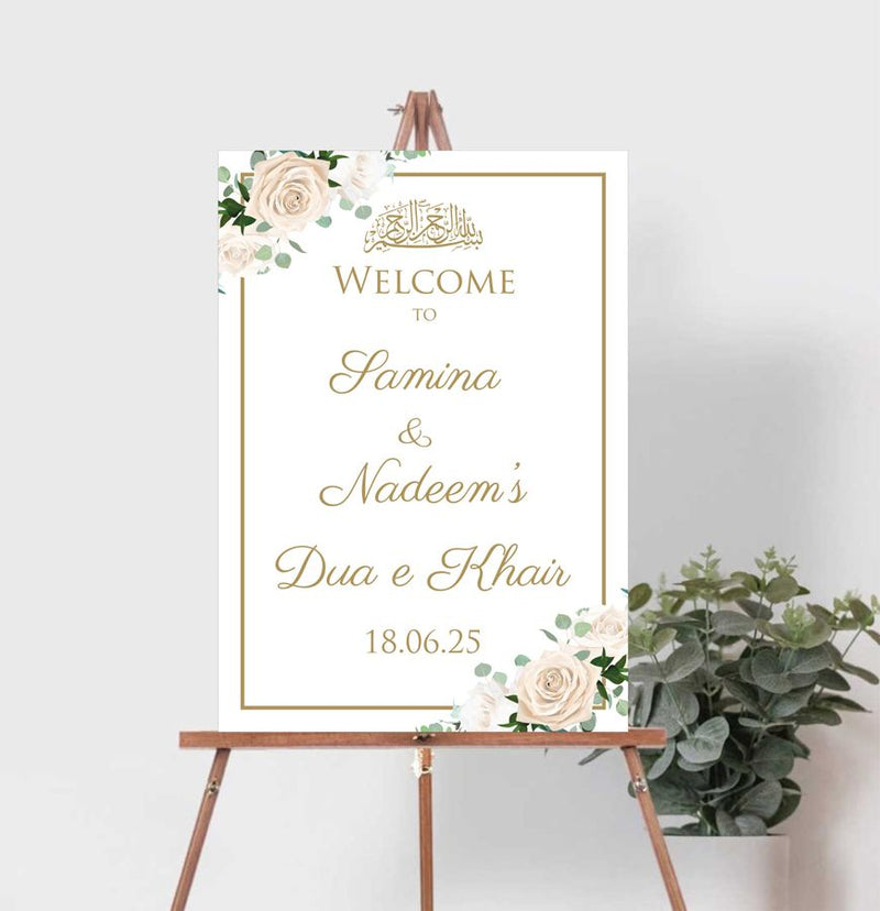 2030 – A1 Mounted Welcome Poster