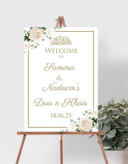2030 – A1 Mounted Welcome Poster