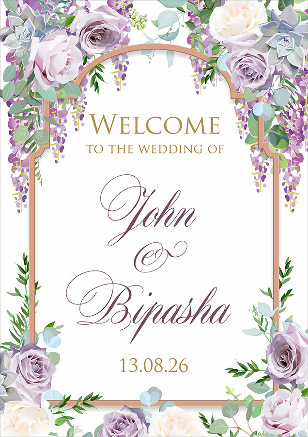 1047 – A1 Mounted Welcome Poster