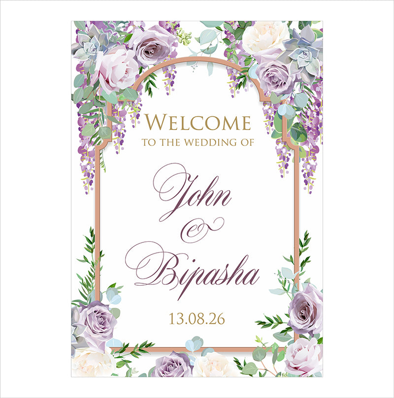 1047 – A1 Mounted Welcome Poster