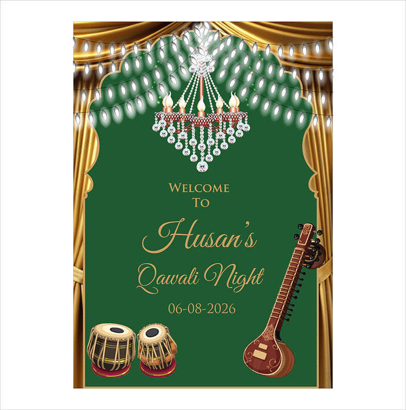 Qawwali Poster 2043 – A1 Mounted Welcome Poster