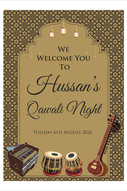 Load image into Gallery viewer, Qawwali Poster 2044 – A1 Mounted Welcome Poster
