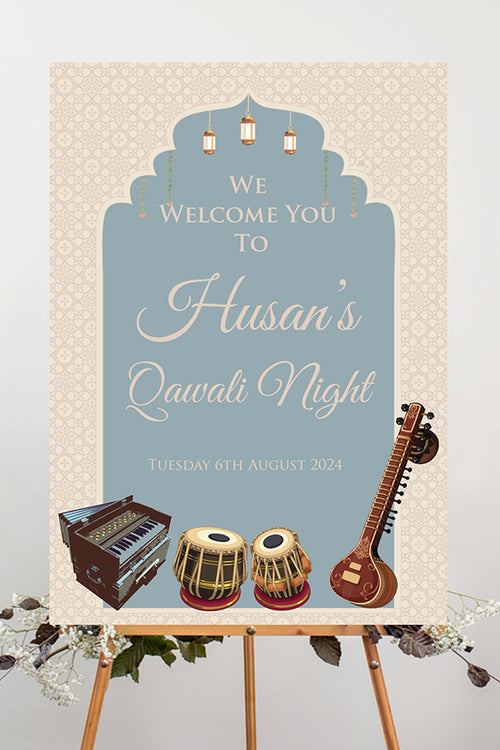 Load image into Gallery viewer, Qawwali Poster 2045 – A1 Mounted Welcome Poster
