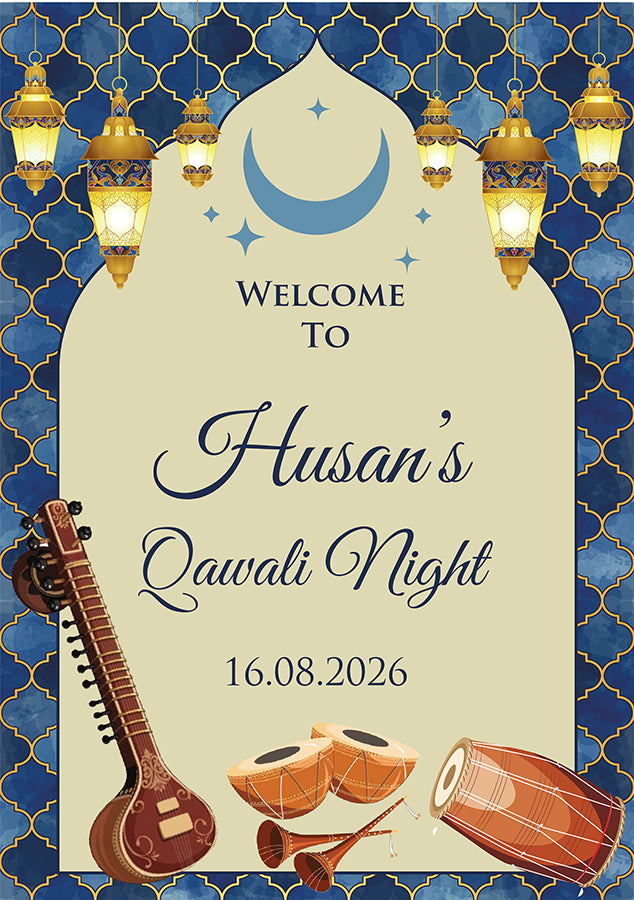 Qawwali Poster 2046 – A1 Mounted Welcome Poster