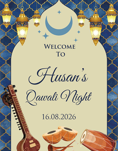 Qawwali Poster 2046 – A1 Mounted Welcome Poster