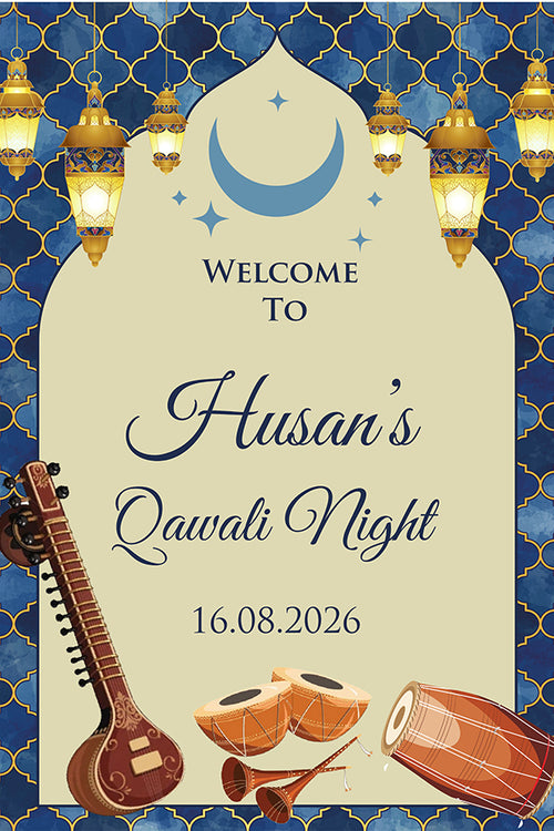 Load image into Gallery viewer, Qawwali Poster 2046 – A1 Mounted Welcome Poster
