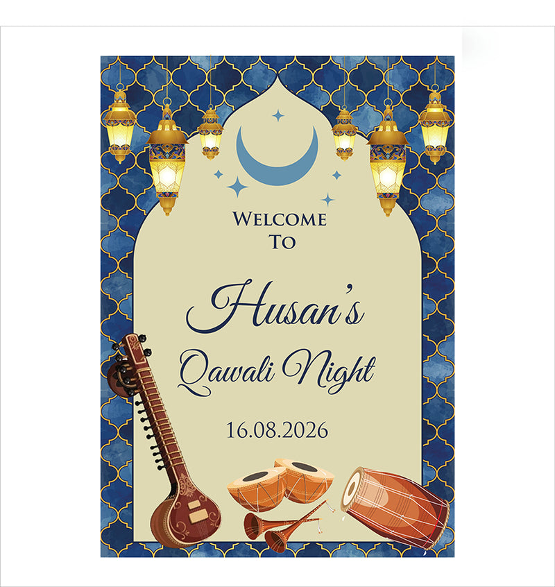 Qawwali Poster 2046 – A1 Mounted Welcome Poster