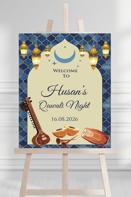 Load image into Gallery viewer, Qawwali Poster 2046 – A1 Mounted Welcome Poster
