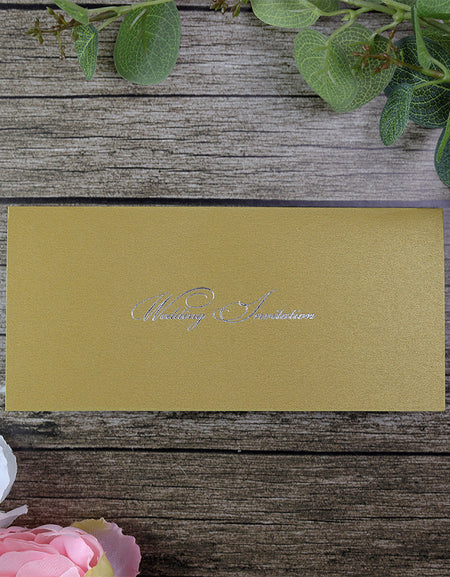 ABC 330 WI Dark Gold Invitation