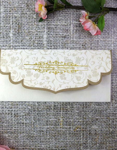 ABC 597 WI Pocket Wedding Invitation