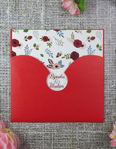 Pretty Poppy Invitation - ABC 962