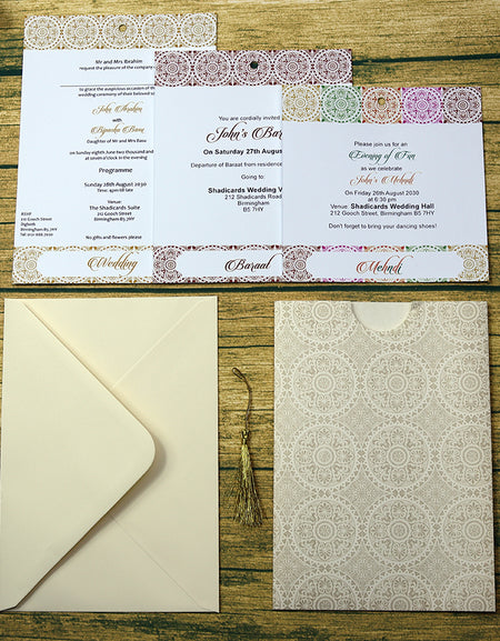 modern wedding invitations which are great for Ivory Pocket Invitation where multiple inserts can be added