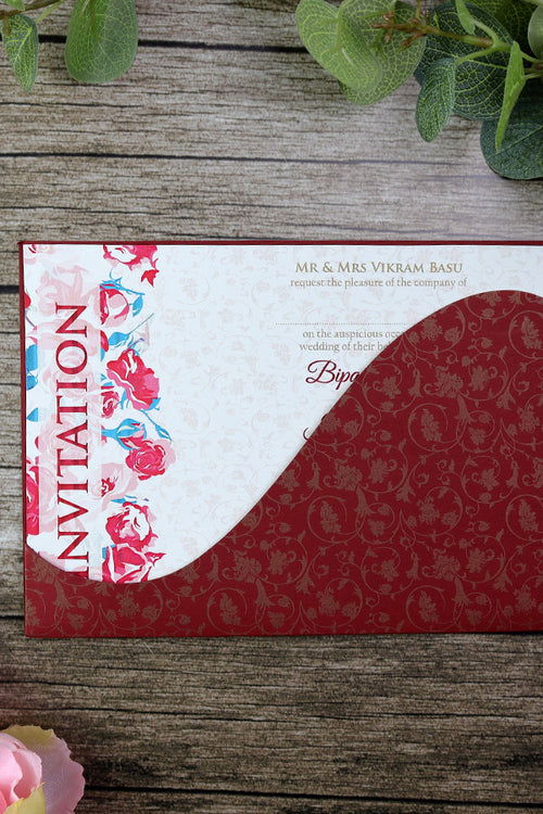 Load image into Gallery viewer, Asian Style Pocket Invitation Card - ABC 840
