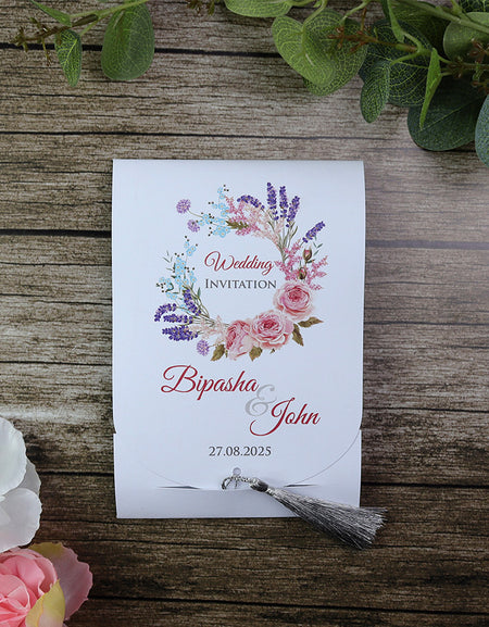 ABC 901 Personalised Wedding Invitation