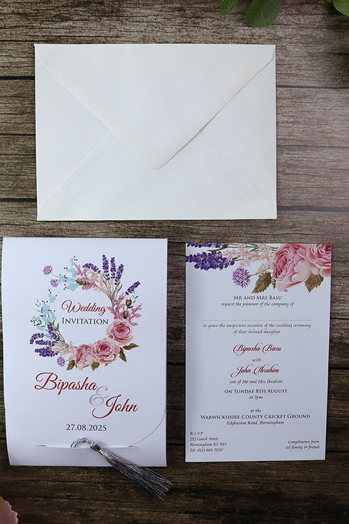 Load image into Gallery viewer, ABC 901 Personalised Wedding Invitation
