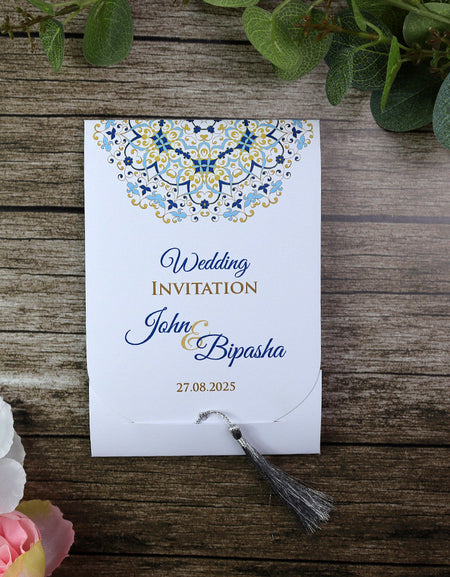 ABC 902 PERSONALISED WEDDING INVITATION