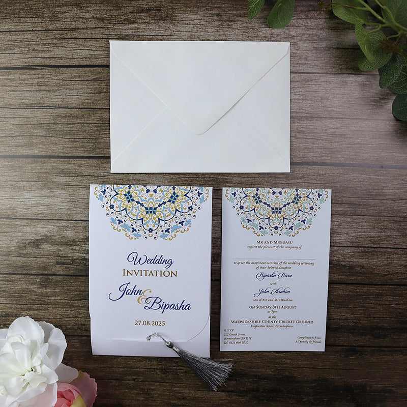 ABC 902 PERSONALISED WEDDING INVITATION