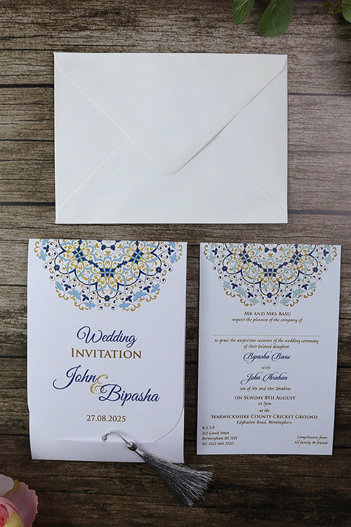 Load image into Gallery viewer, ABC 902 PERSONALISED WEDDING INVITATION
