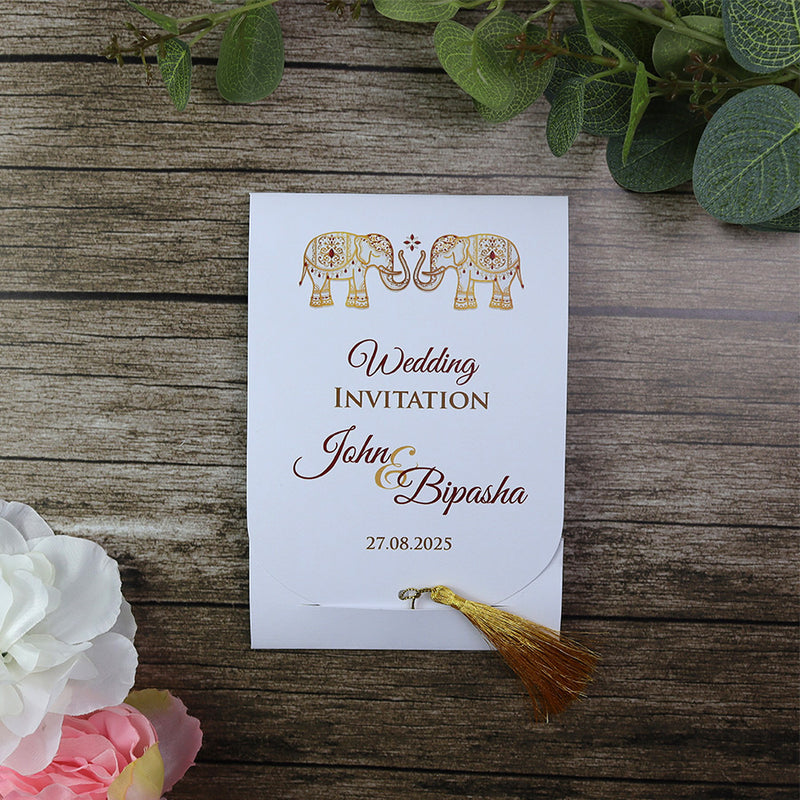 ABC 903 PERSONALISED WEDDING INVITATION