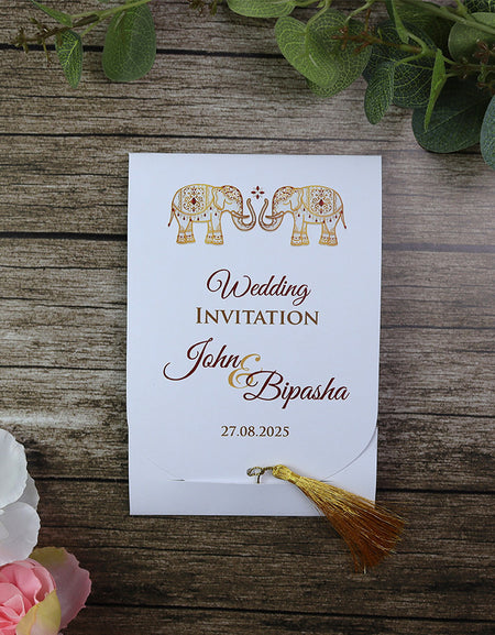 ABC 903 PERSONALISED WEDDING INVITATION