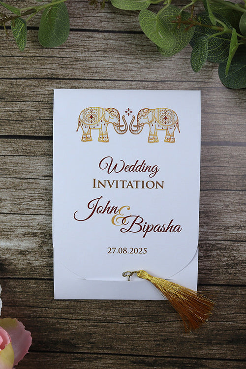 Load image into Gallery viewer, ABC 903 PERSONALISED WEDDING INVITATION
