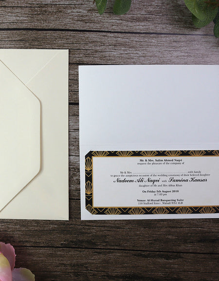 ABC 911 Personalised Wedding Invitation