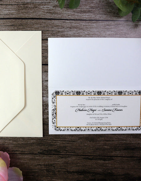 ABC 912 Personalised Wedding Invitation