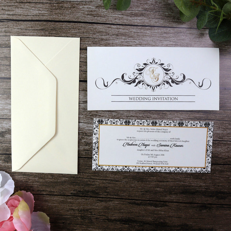 ABC 912 Personalised Wedding Invitation