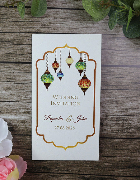 ABC 916 Personalised Wedding Invitation