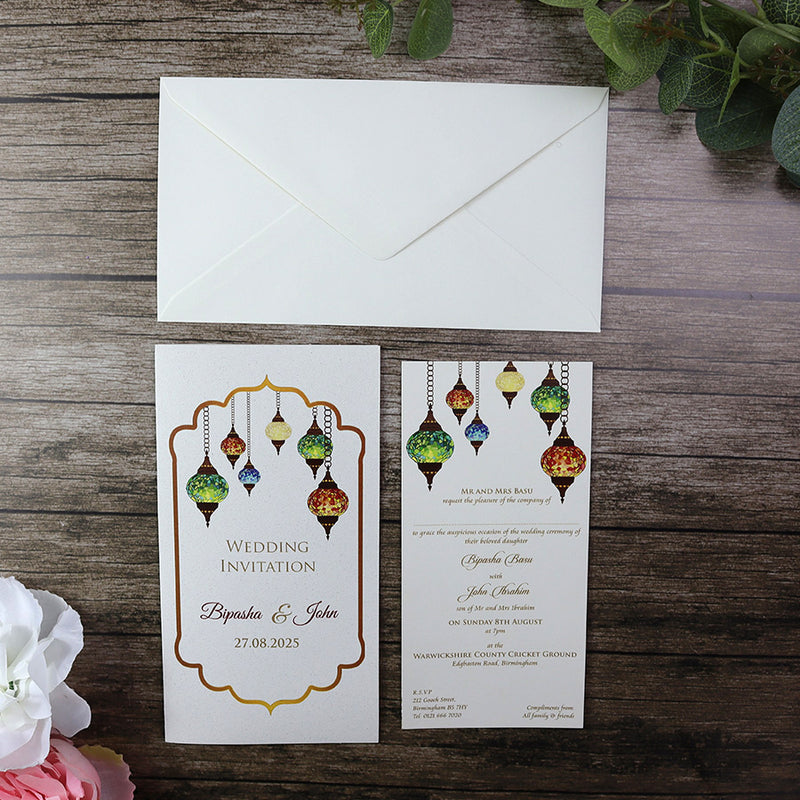 ABC 916 Personalised Wedding Invitation