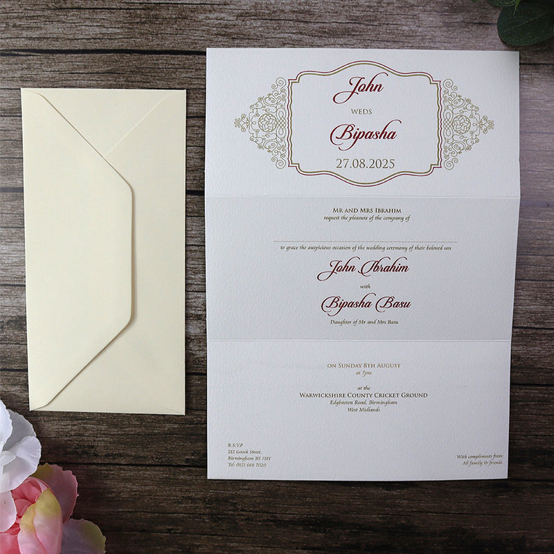 ABC 922 Personalised Invitation