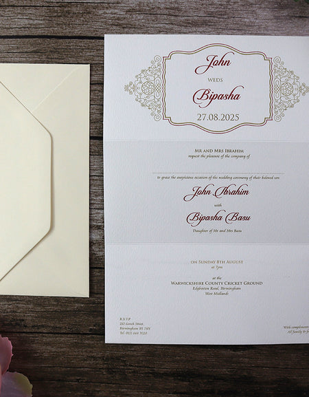 ABC 922 Personalised Invitation