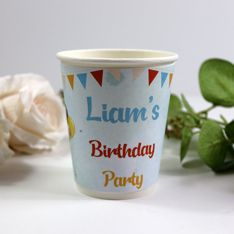 121 Boy - Personalised Kids Party Cups – Birthday Party