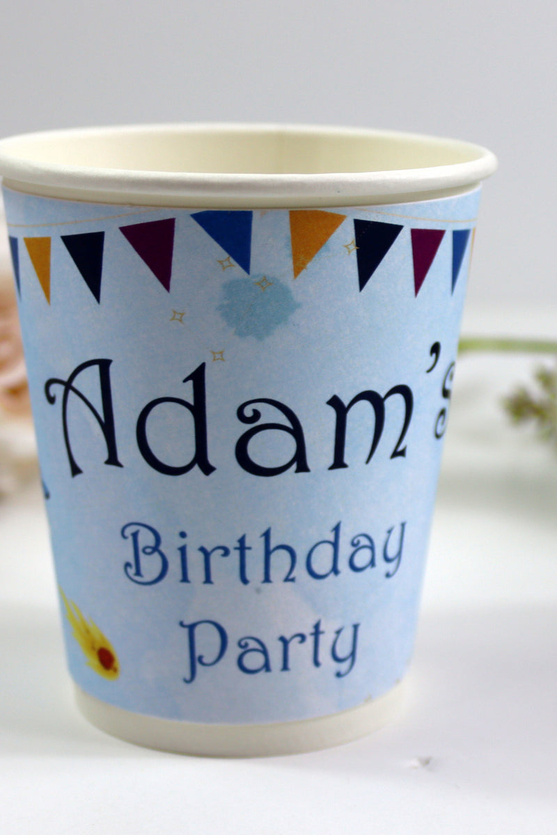 123 Boy - Personalised Kids Party Cups – Birthday Party